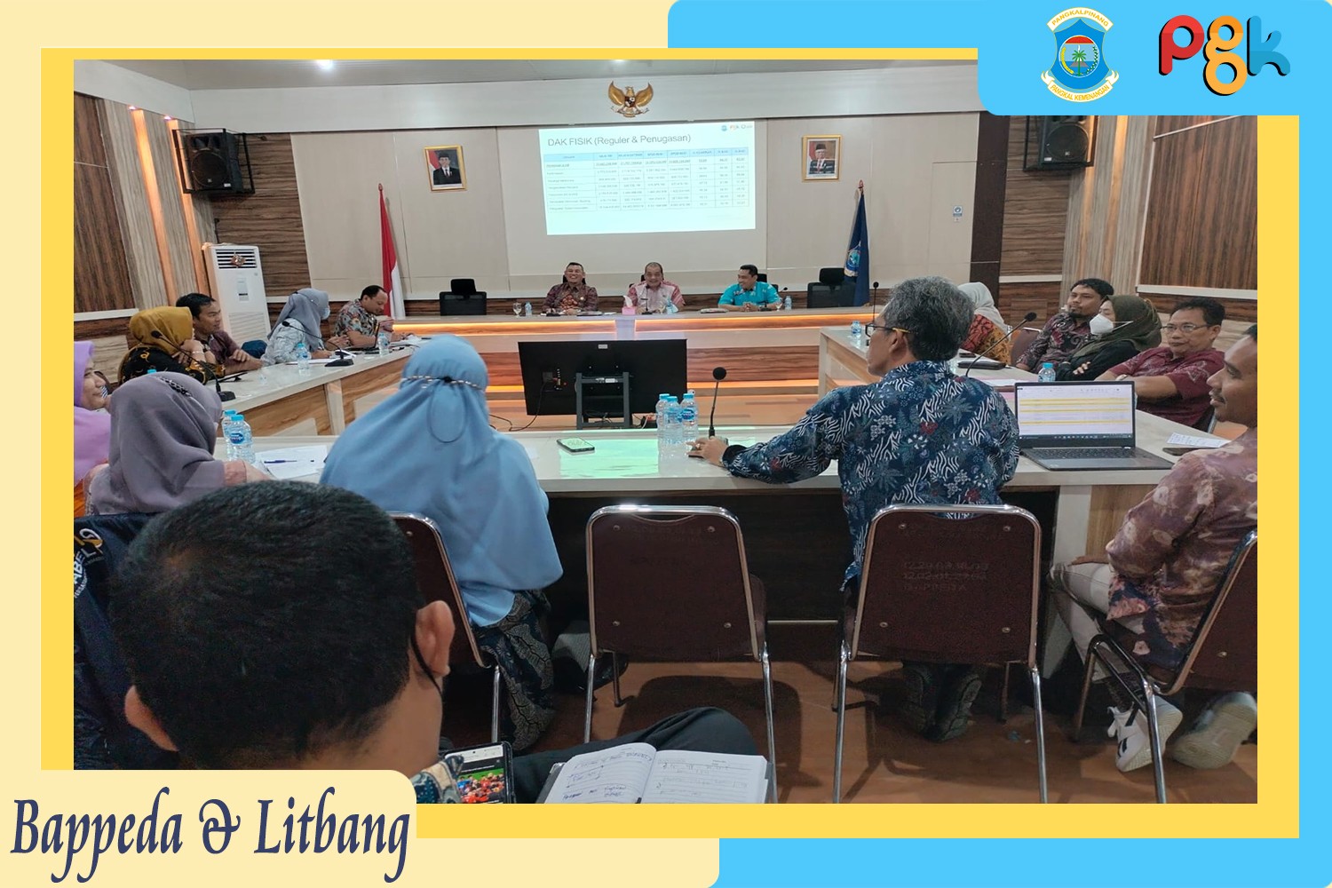 KABAN DAMPINGI REALISASI PELAKSANAAN DAK FISIK DAN NON FISIK TAHUN 2022