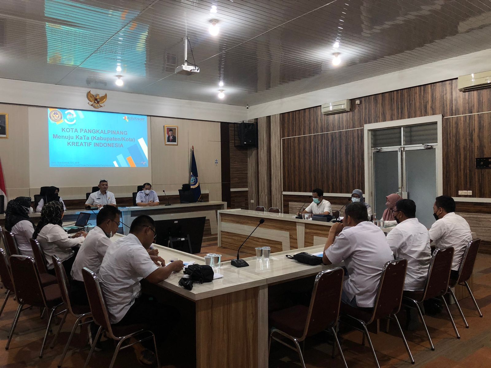 BAPPEDA FASILITASI PAPARAN DINAS PARIWISATA MENUJU PANGKALPINANG  KOTA KREATIF